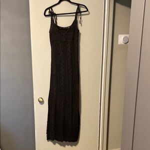 Magaschoni Elegant Maxi Dress S crochet
